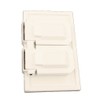 Leviton Cover, 1-Gang for Duplex Receptacles, Plastic Enclosure, Horizontal Mount,