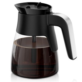 10 Cup Coffee Pot Replacement for Ninja Coffee Maker CM401, Glass Coffee Carafe Compatible with Ninja CM400 CP300 CF091 CM371 CM300, Ninja Coffee Pots Replacements with Brew-Through Lid