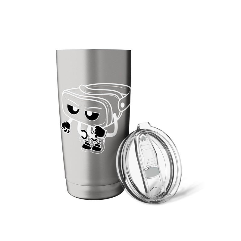 VR Headset Goggles Virtual Reality Futuristic Technology Stainless Steel Insulated