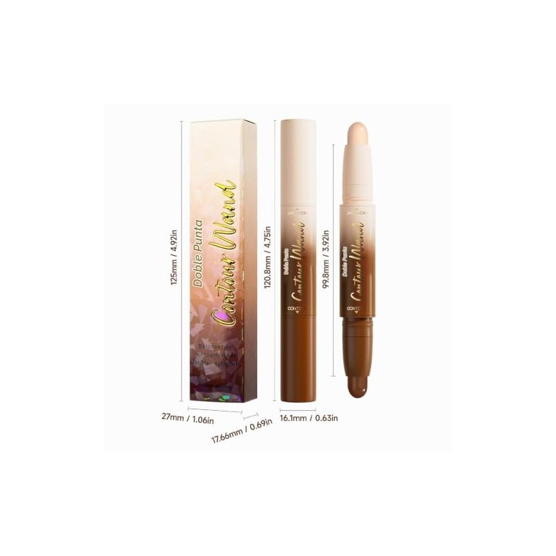 Barra de Contorno e Iluminador 2 en 1, Contouring Facial