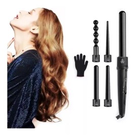 Estrella Ferros Rizadora Para Cabello Profesional De Cerámica 4 En 1