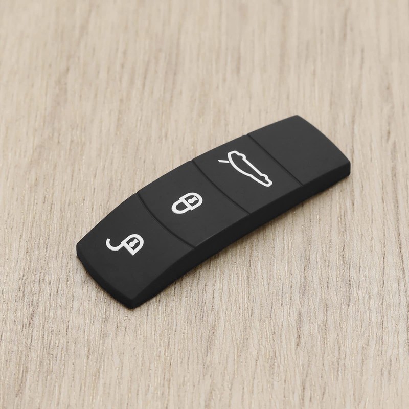 EMSea Car 3-Button Remote Key Rubber Pad, Compatible with Panamera,