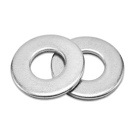 1/4" Stainless Flat Washer,5/8" Outside Diameter,18-8 (304) Stainless Steel,150 Pcs