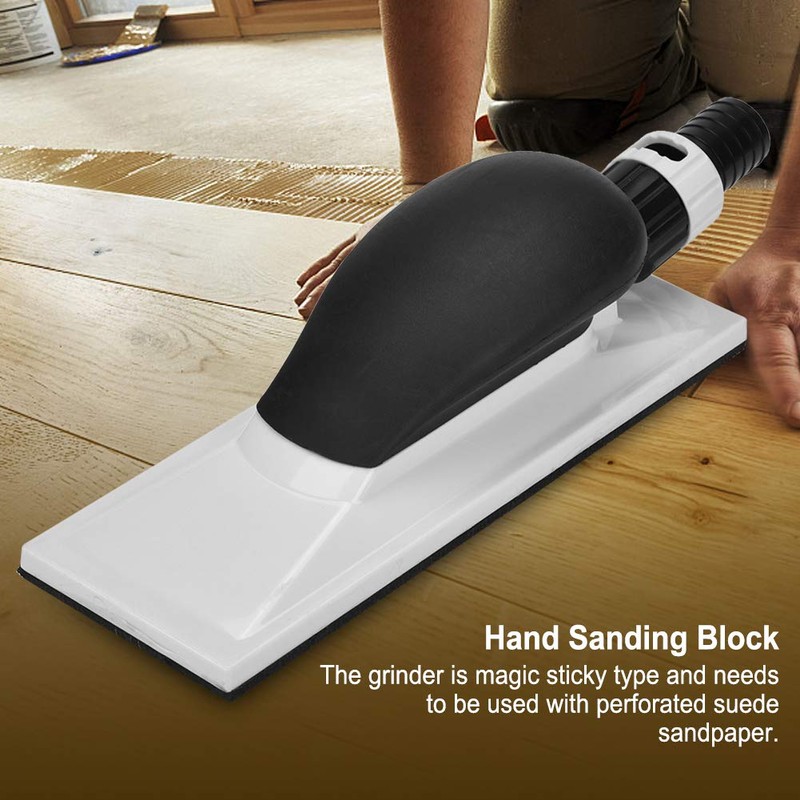Dust Sanding Block Rubbing Down Block Sander Hand Dust Extraction