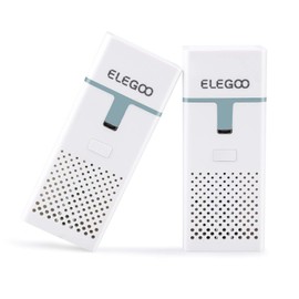 ELEGOO 2PCS Mini Air Purifier with Activated Carbon Filter and Universal Adaptor for LCD/DLP/MSLA Resin 3D Printer