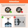 WADEO 3900W Windproof Camping Stove, Camping Gas Stove with Piezo