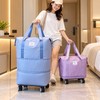 Rolling Travel Storage Bag for Trips – Foldable Adjustable Design