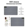 BIOIWGY Stone Bath Mat, Bath Rug Diatomaceous Earth Shower Mat,