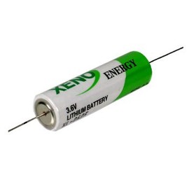 Xeno XL-060F-AX AA Axial Lead, 3.6V, 2.4Ah, Lithium Thionyl Chloride (Li-SOCI 2)