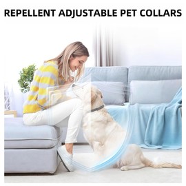 2PCS Dog Col/lars,Adjustable Col/lar for Dogs,Dog Col/lars with Natural Essential Oils,Fle/a and Ti/ck Treatment for Do/gs,Do/g Fle/a And Ti/ck Treatment,Barking Coll/ar,Anti Bark Col/lar(BLACK DOG)