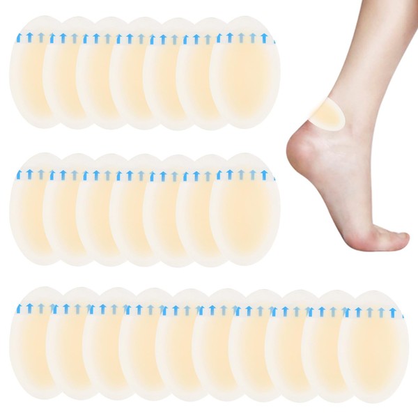 Bubble Plasters Set, 24 Pieces Heel Plasters, Large Bubble Plasters,