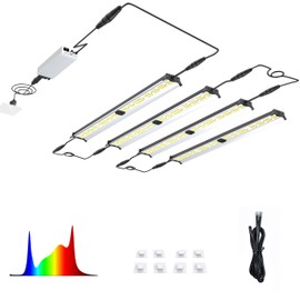 FARMLITE Grow Light Bars Full Spectrum Led Grow Lamps Grow Lights for Indoor Plants Dimmable Daisy Chain for Grow Lights Supplemental Side Lighting for Grow Tent