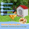 Nesting Boxes for Chicken, Plastic Compartment Chicken Nesting Boxes Coop