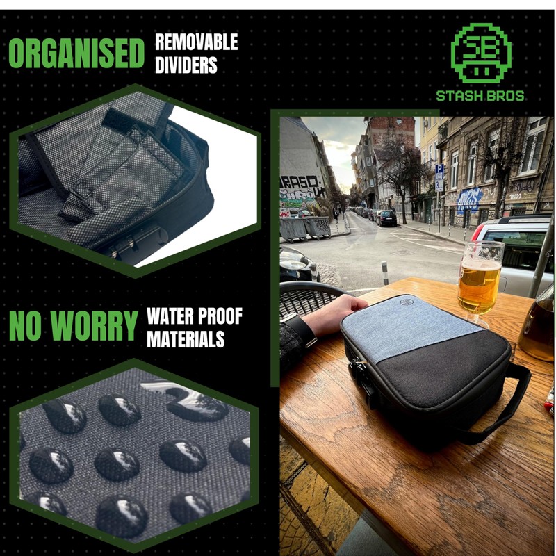 Stash Bros Smell Proof Bag with Accessories | Smell Proof