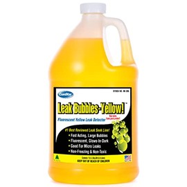 Comstar 90-205 Leak Bubbles-Yellow Gas Leak Detector, 1 Gallon, Fluorescent Yellow