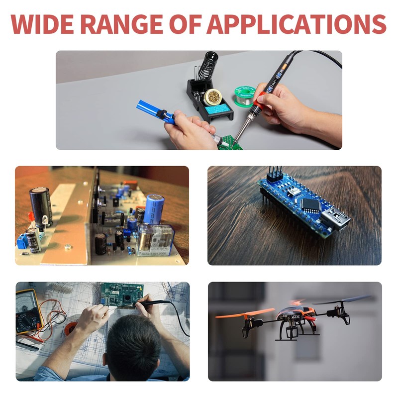 YIHUA 928D-III Soldering Iron,110W High Power, Fully Digital Display °F