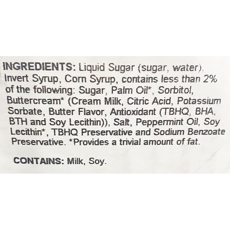 Bits N Things Thank You Buttermints, Individually Wrapped Soft Mint