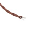 RTNLIT 16.4Ft Twisted Cloth Covered Lamp Cord with Switch Button