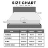 Comfy King Fitted Sheet, Wrinkle Free Plain Bedding Percale Fitted