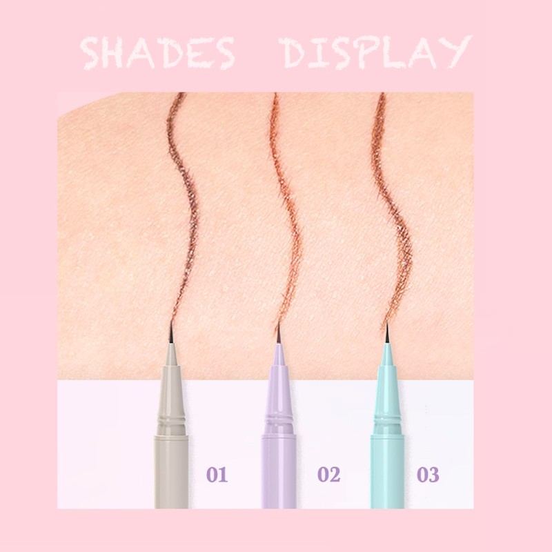 VEECCI Waterproof Liquid Eyeliner Pencil - Smudge-Proof, Long-Lasting Matte Eye