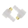 SAOIGEJUA (2Pack) Carburetor Fuel Fitting Elbow Carb Hose Connector Fits