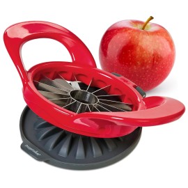 Unbranded Dishwasher Safe Apple Slicer and Corer – 16-Slice Thin Apple Cutter with Safety