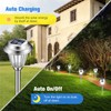voona Solar LED Outdoor Lights 8-Pack Stainless Steel Pathway Landscape