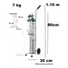 Oxiplus Tanque De Oxigeno 682lt Kit Completo Portatil Con Carrito