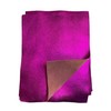 Metallic Cowhide: 8.5" x 11" Pre Cut Pieces (Hot Pink,
