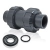 PVC True Union Check Valve, 1-1/2’’ Slip Swing Full Port
