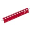Alumicolor Select-a-Scale Engineer Drafting Tool w/Rotating Calibration Rod (6IN, Red)