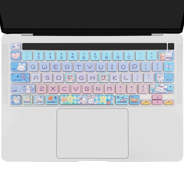 Sanfulin Silicone Keyboard Cover Skin for 2020-2023 MacBook Pro 13"