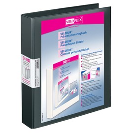 Ring Binder A4 Velodur Black