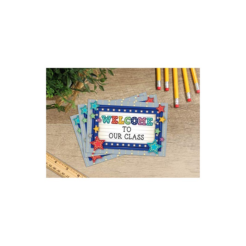 Teacher Created Resources Marquee Welcome Postcards, Multi, Model:5486