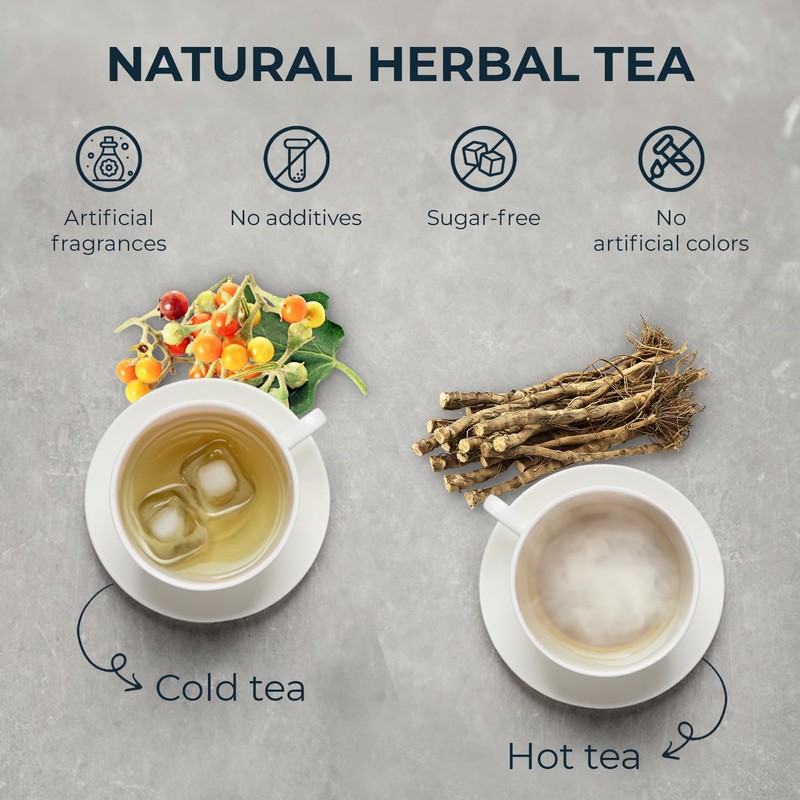 Natural Dandelion Root Tea with Solanum Trilobatum - 55 Count