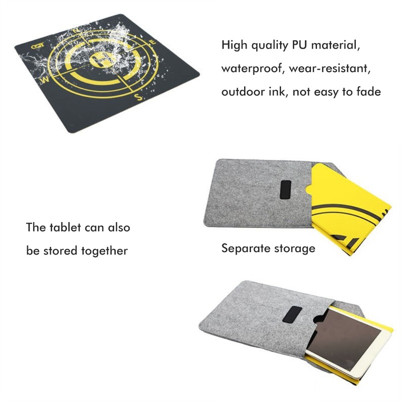 Drones Landing Pad Double Sided Colors Foldable Outdoor Drone Landing