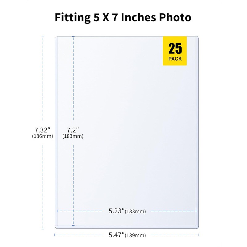 5x7 Toploader - Clear Rigid Photo Protectors for Your Precious