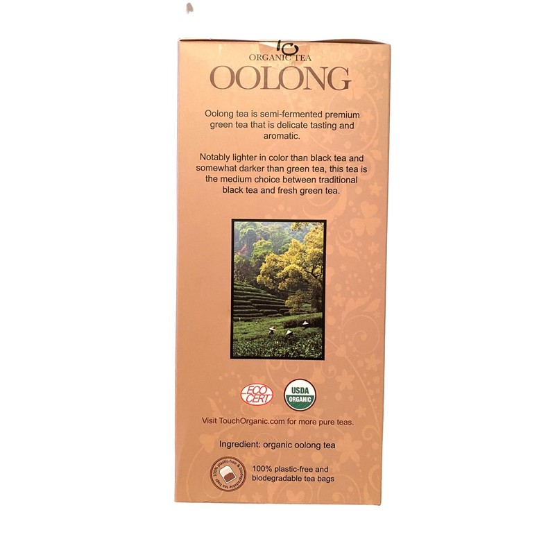 Touch Organic OOLONG Tea Bags, 40 Bags, 2.8 oz