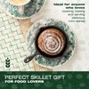KUHA Small Cast Iron Skillet Set | Pre-Seasoned Mini Cast