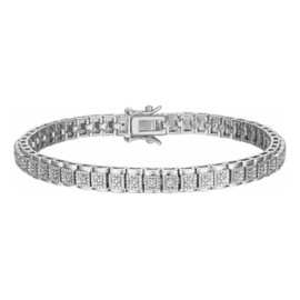 Sparkle allure Brazalete Pulsera Plata Sparkle Allure Detalles De Diamantes
