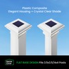 Home Zone Security 2 Pack Solar Post Cap Lights 12