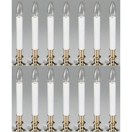 9" Electric Christmas Holiday Window Candle w 5' Cord - 14 Pack