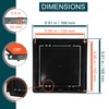 ECOPRO VENT 6" x 6" Black Plastic Access Panel. Service