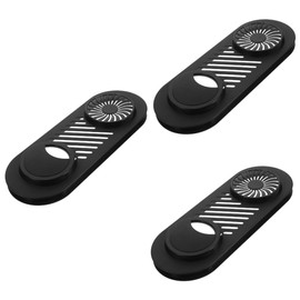 Operitacx 3pcs Computer Host Air Vent Grille Cover Efficient Heat Dissipation for Cabinets Furniture Durable Design Easy Installation Ventilation Accessory for Improved Airflow