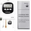 Tanmalan Kitchen Timer Easy to USE (1, Black)