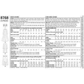 Simplicity 8768 Misses' Fantasy Costumes H5 (Sizes 6-14) Multi