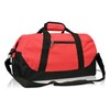 Dalix 18'' Two Tone Duffle Bag in Red Medium