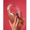 Audífonos Inalámbricos Over Ear Aurum Stf Color Rosa