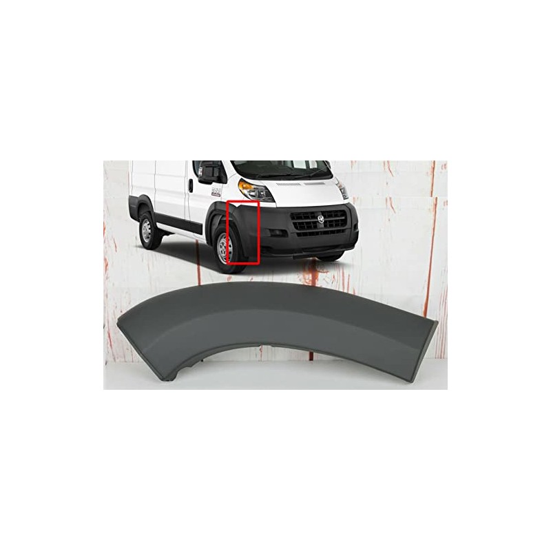 for Dodge RAM PROMASTER 2014-2018 Front Bumper MOLDING Trim Fender