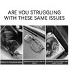 JNNJ Car Sunglasses Holder Clip, Sunglasses Storage Car Accessories Interior,